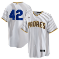 Men's San Diego Padres Nike White Home 2025 Jackie Robinson Day Replica Jersey
