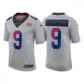 Men's Los Angeles Rams #9 Matthew Stafford 2022 Grey Super Bowl LVI Limited Stitched Jersey