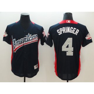 American League #4 George Springer Navy 2018 MLB All-Star Game Home Run Derby Jersey