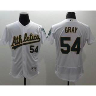 Athletics #54 Sonny Gray White Flexbase Authentic Collection Stitched MLB Jersey