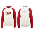 Atlanta Braves Pullover Hoodie White & Red