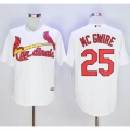 Cardinals #25 Mark McGwire White New Cool Base Stitched MLB Jersey