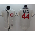 Cubs #44 Anthony Rizzo Cream Flexbase Authentic Collection 1929 Turn Back The Clock Stitched MLB Jersey