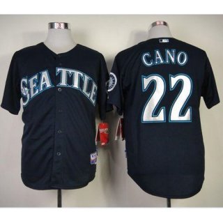 Mariners #22 Robinson Cano Navy Blue Cool Base Stitched MLB Jersey