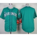 Mariners Blank Green Alternate Cool Base Stitched MLB Jersey