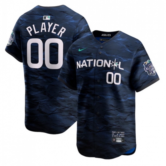 Men's Atlanta Braves ACTIVE Player Custom Royal 2023 All-star Cool Base Stitched Baseball Jersey