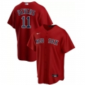 Men's Boston Red Sox #11 Rafael Devers Red Cool Base Stitched Jersey