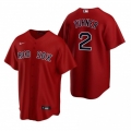 Men's Boston Red Sox #2 Justin Turner Red Cool Base Stitched Baseball Jersey