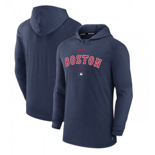 Men's Boston Red Sox Navy Dri-FiT Early Work Pullover Hoodie