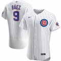 Men's Chicago Cubs #9 Javier Baez White Flex Base Stitched Jersey