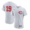 Men's Cincinnati Reds #19 Joey Votto 2022 White Field of Dreams Stitched Baseball Jersey