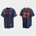 Men's Houston Astros #27 Jose Altuve 2022 Navy City Connect Cool Base Stitched Jersey