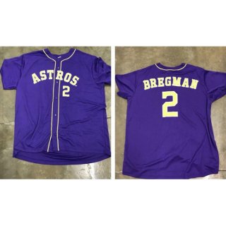 Men's Houston Astros #2 Alex Bregman Cool Base Stitched Jersey