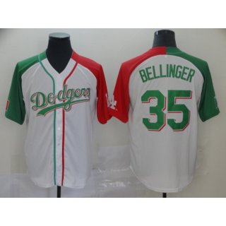 Men's Los Angeles Dodgers #35 Cody Bellinger Mexican Heritage Culture Night MLB Jersey