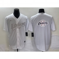 Men's Los Angeles Dodgers Big Logo in Back Weekend Stitched Baseball Jersey