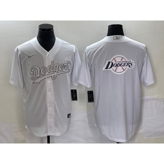 Men's Los Angeles Dodgers Big Logo in Back Weekend Stitched Baseball Jersey