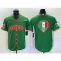 Men's Mexico Baseball 2023 Green World Baseball Classic Team Big Logo Stitched Jersey