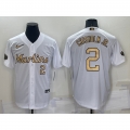 Men's Miami Marlins #2 Jazz Chisholm Jr. 2022 All-Star White Cool Base Stitched Baseball Jersey