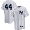 Men's New York Yankees #44 Reggie Jackson White Cool Base Stitched Baseball Jersey