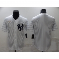Men's New York Yankees Blank White Cool Base Stitched Jersey