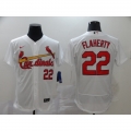 Men's St. Louis Cardinals #22 Jack Flaherty White Flex Base Stitched MLB Jersey