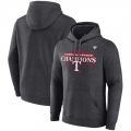 Men's Texas Rangers 2023 Heather Charcoal Champions Locker Room Pullover Hoodie