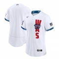 Men's Washington Nationals Blank 2021 White All-Star Flex Base Stitched MLB Jersey