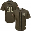 Mets #49 Jon Niese Green(Blue Strip) USMC Cool Base W/2015 World Series Patch Stitched MLB Jersey