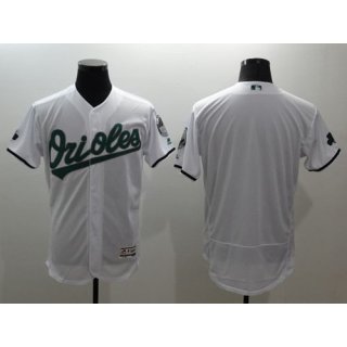 Orioles Blank White Celtic Flexbase Authentic Collection Stitched MLB Jersey