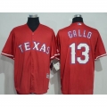 Rangers #13 Joey Gallo Red New Cool Base Stitched MLB Jersey