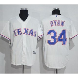 Rangers #34 Nolan Ryan White New Cool Base Stitched MLB Jersey