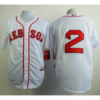 Red Sox #2 Xander Bogaerts White Cool Base Stitched MLB Jersey