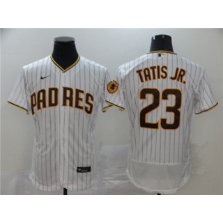 Toddlers San Diego Padres #23 Fernando Tatis Jr. White Stitched Jersey