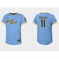 Youth Milwaukee Brewers #11 Rowdy Tellez 2022 Powder Blue City Connect Stitched Jersey